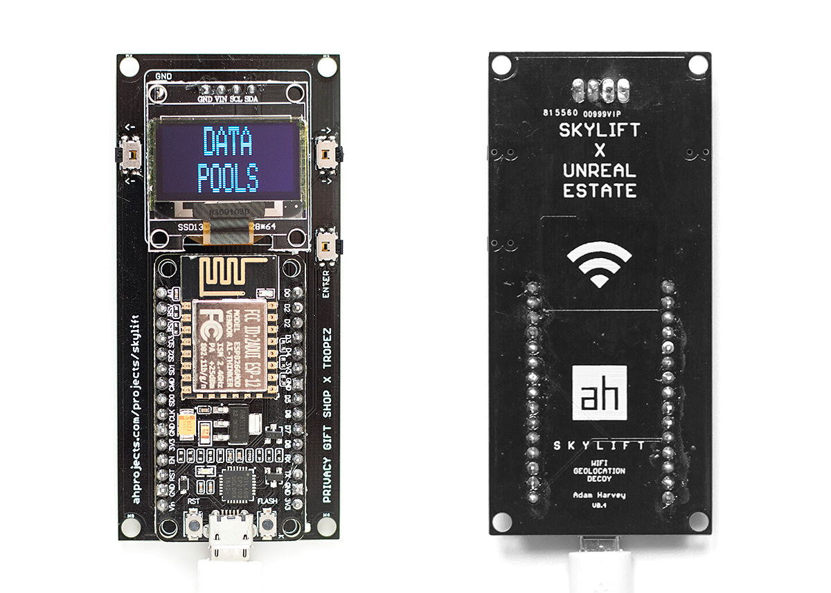 DataPools Wi-Fi geolocation spoofing device