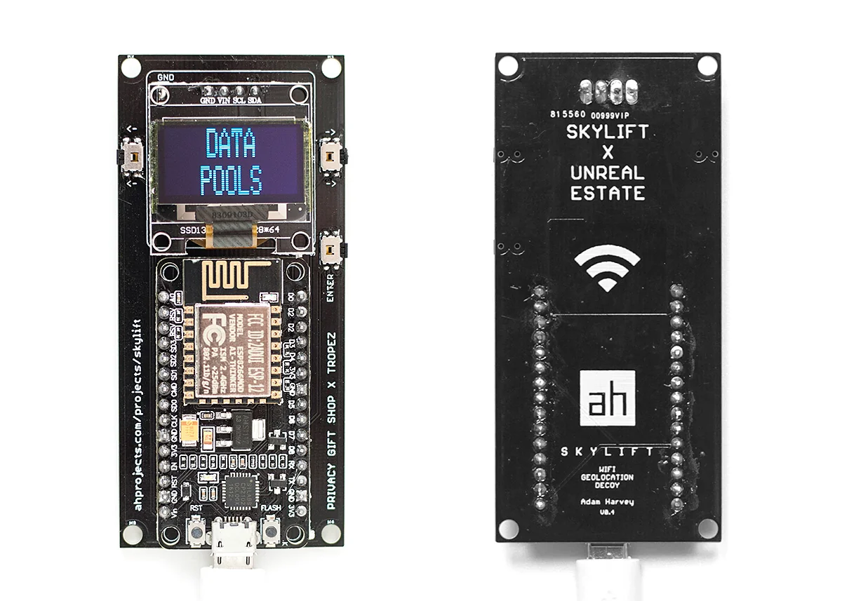 DataPools Wi-Fi geolocation spoofing device