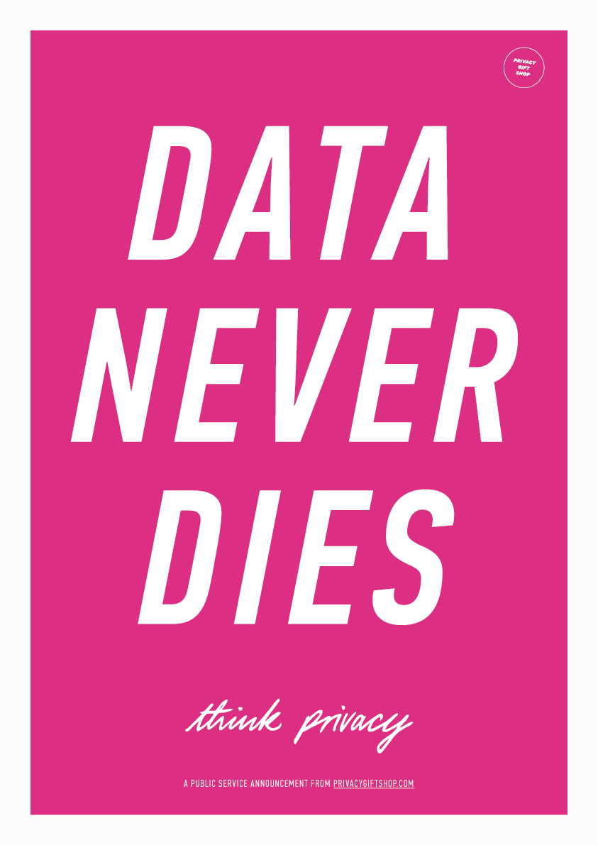 DATA NEVER DIES &copy; Adam Harvey 2016